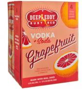 Deep Eddy Grapefruit Vodka Soda (4 pack cans)