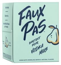 Faux Pas Bartlett Pear Vodka Mule (4 pack cans) (4 pack cans)