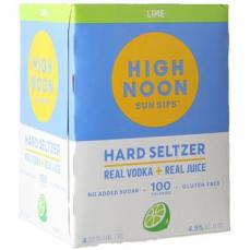 High Noon Lime Vodka Soda 4-Pack (4 pack 355ml cans) (4 pack 355ml cans)